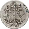 Salzburg Einseitiger 1/2 Kreuzer Franz Anton Fürst von Harrach, 1709-1727 -