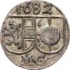 Salzburg Einseitiger Pfennig Max Gandolph von Küenburg,1668-1687 -