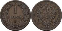 Österreich Ungarn Karlsburg 1 Kreuzer Franz Joseph I., 1848-1916 -