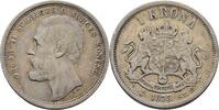 1 Krona 1875 Schweden  Kratzer, ss