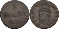 Italien Lucca 2 Soldi Carl Ludwig -