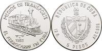 Cuba 5 Peso Eisenbahn -