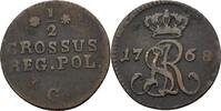 Polen 1/2 Grossus Stanislaus August, 1764-1795. -