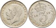 Großbritannien 3 Pence George V., 1910-1936 -