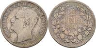 2 Leva 1891 Bulgarien Ferdinand I. ss