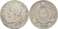50 Centavos 1883 Argentinien  ss+