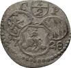 Pfalz Kurpfalz Einseitiger 1/2 Kreuzer Karl Philipp 1716-1742. -