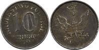 Geplantes Königreich Polen 10 Fenigow 1917 Kratzer, ss 10,00 EUR  zzgl. 2,00 EUR Versand