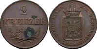 Österreich 2 Kreuzer 1848 Fleckig, sonst vz 20,00 EUR  zzgl. 2,00 EUR Versand