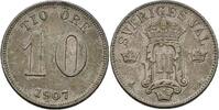 Schweden 10 Öre 1907 ss 12,00 EUR  zzgl. 2,00 EUR Versand