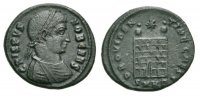 RÖMISCHE KAISERZEIT Follis Crispus, 316 - 326, Mzst.Heraclea -