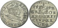 Polen Lettland Riga Dreigröscher Sigismund III., 1587 - 1632.