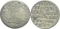 Polen Lettland Riga Dreigröscher Sigismund III., 1587 - 1632.