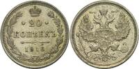 Russland 20 Kopeke Nikolaus II., 1894 - 1917. -