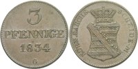 Sachsen 3 Pfenige Anton, 1827 - 1836