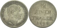 Mecklenburg Schwerin 1/12 Taler Friedrich Franz II., 1842 - 1883.
