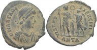 RÖMISCHE KAISERZEIT Follis Arcadius, 383 - 408