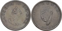 Irland 1/2 Penny George III., 1760 - 1820