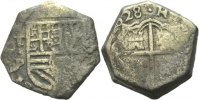 Spanien Toledo 2 Reales Cob Philipp IV., 1621-1665