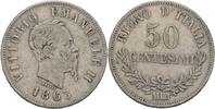 Italien Milano 50 Centesimi Viktor Emanuel II., 1861 - 1878 -