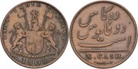 British Indien Madras 10 Cash -
