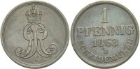 Hannover Pfennig Georg V., 1851-1866