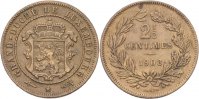 Luxemburg 2 1/2 Centimes Adolph