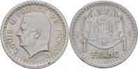 Monaco 1 Franc Louis II.