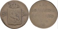 Norwegen 1 Skilling Schwed. Herrschaft