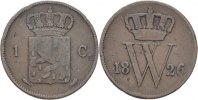 Niederlande Utrecht Cent Wilhelm I., 1815-1840