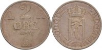 Norwegen 2 Öre Haakon VII.