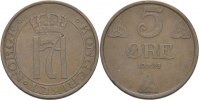 Norwegen 5 Öre Haakon VII.