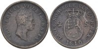 Dänemark 2 Skilling Frederik VI.