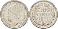 Niederlande 10 Cents Wilhelmina.
