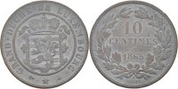 Luxemburg 10 Centimes Wilhelm III. von NL