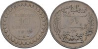 Tunesien 10 Centimes Muhammad Al-Nasir -