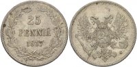 Finnland 25 Penniä Nikolaus II.