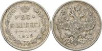 Russland 20 Kopeken Nikolaus II.
