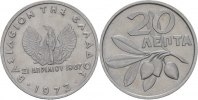 Griechenland 20 Lepta Konstantin II.
