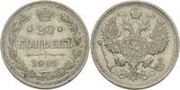 Russland 20 Kopeken Nikolaus II.