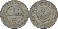 Russland 5 Kopeken Nikolaus II.