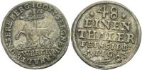 Stolberg Ausbeute 1/48 Taler Christoph Friedrich und Jost Christian, 1704-1738.