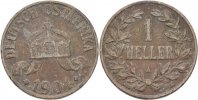Deutsch Ostafrika 1 Heller Wilhelm II.