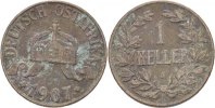 Deutsch Ostafrika 1 Heller Wilhelm II.