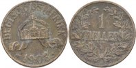 Deutsch Ostafrika 1 Heller Wilhelm II.