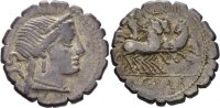 RÖMISCHE REPUBLIK Denar C. Naevius Balbus. 79 BC.