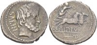 RÖMISCHE REPUBLIK Denar L. Titurius L.f. Sabinus 89 BC