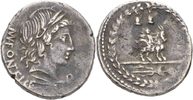 RÖMISCHE REPUBLIK Denar Mn. Fonteius, 85 v. Chr.