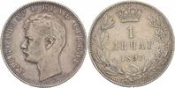 Serbien 1 Dinar Alexander I.