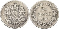 Finnland 25 Penniä Nikolaus II.